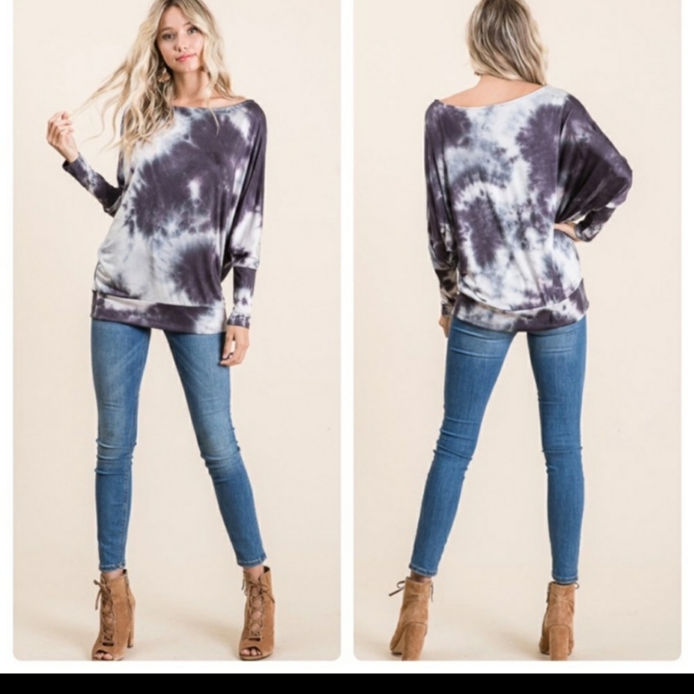 1 S left.will fit med see belowNew boutique tie dye top - Picture 5 of 16